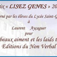 Prix littéraire lycée St Genes 2013